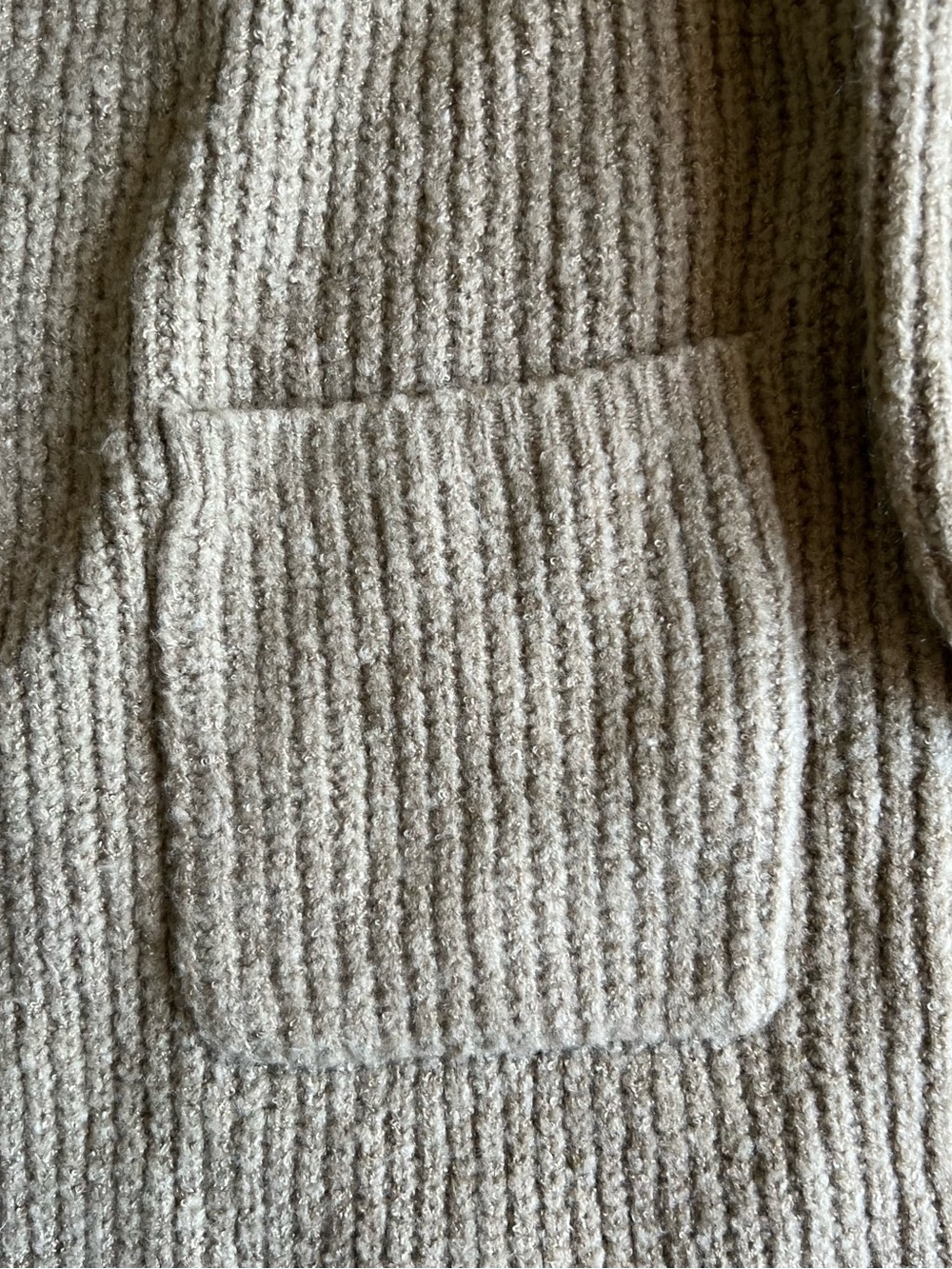 Nostalgia Tan Open-Front Ribbed Cardigan - Picture 4 of 10